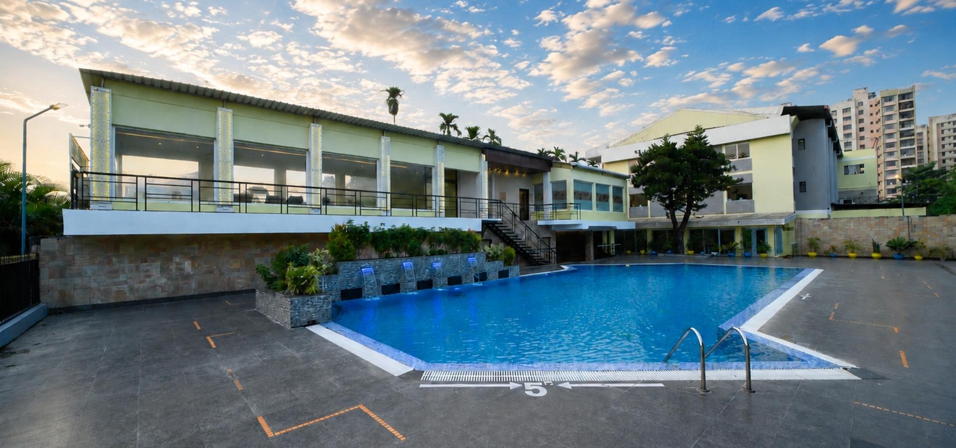 Sinclairs Siliguri Pool view